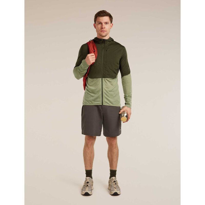 Icebreaker M Merino Blend 200 RealFleece Descender LS Zip Hoodie image number 7